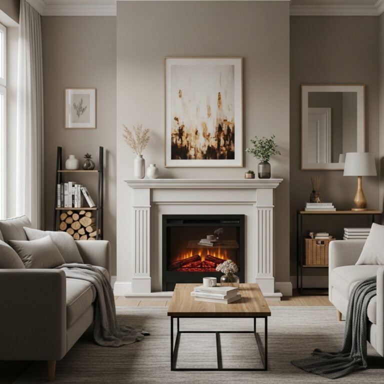 20 Small Living Room Fireplace Ideas That Are Cozy, Stylish & Space-Saving