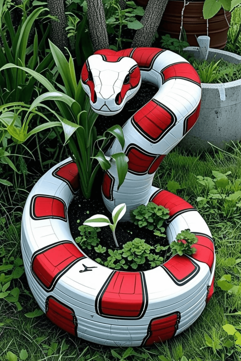 Upcycled Tire Garden Ideas That Combine Art and Plants