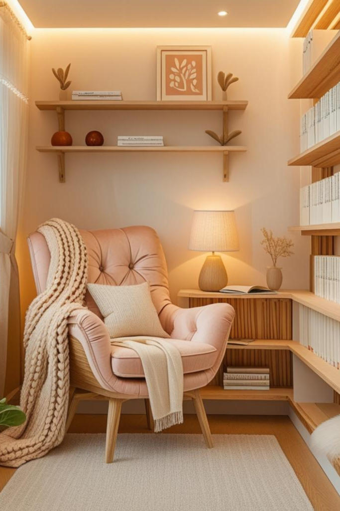 1. Long-tail Keyword cozy minimalist reading nook ideas for small spaces