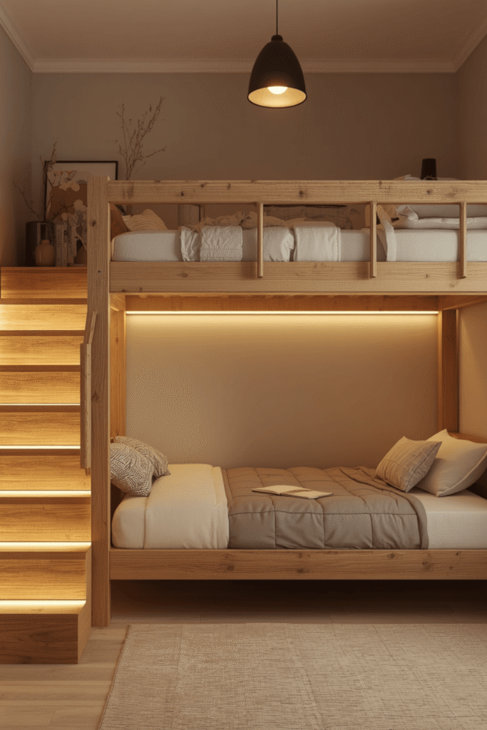 1. Modern Loft Bed Design for Small Rooms