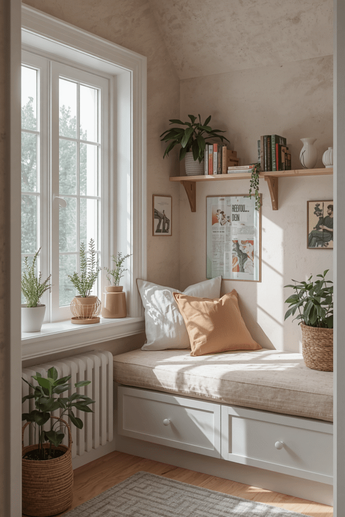 2 Small Reading Nook Ideas