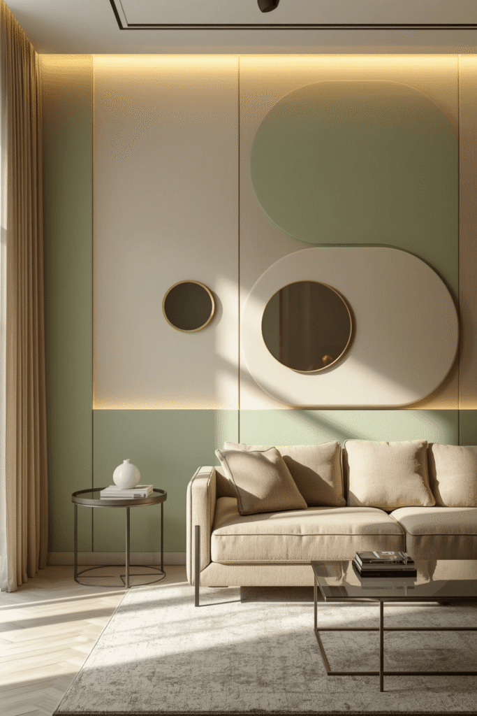 2. 3D Wall Panel Living Room Decor Ideas