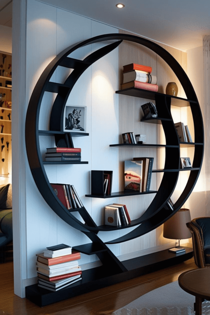 3. Space Saving Vertical Shelf Ideas