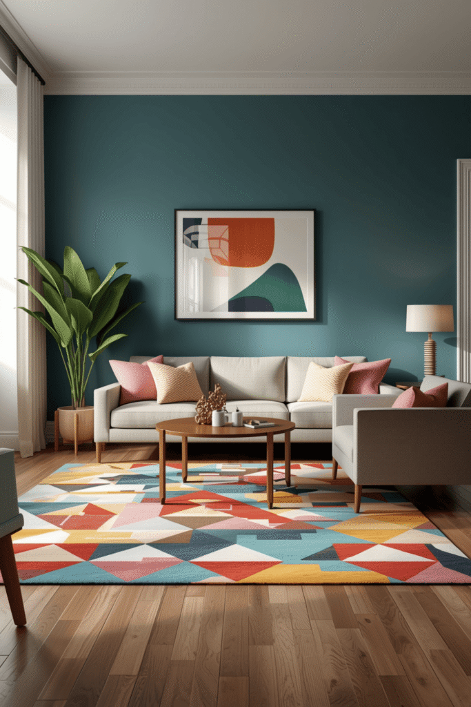 4. Small Living Room Styling Ideas with Bright Furniture