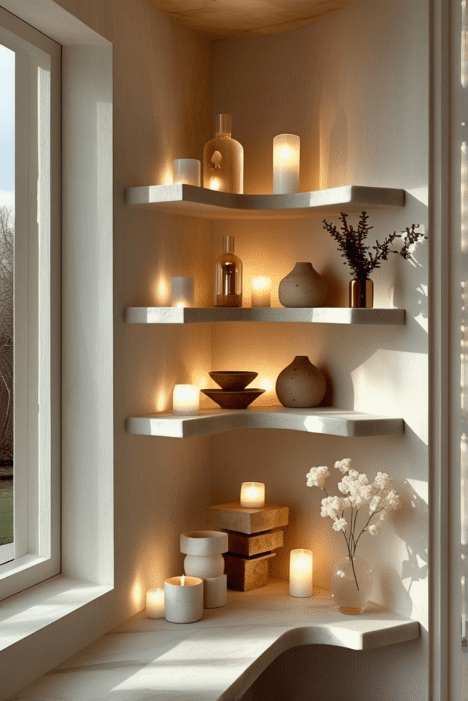 5. Small Space Corner Decoration Ideas