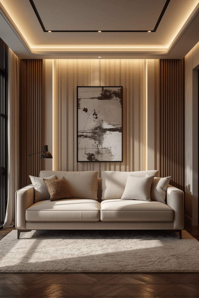 9. Contemporary Wall Art Living Room