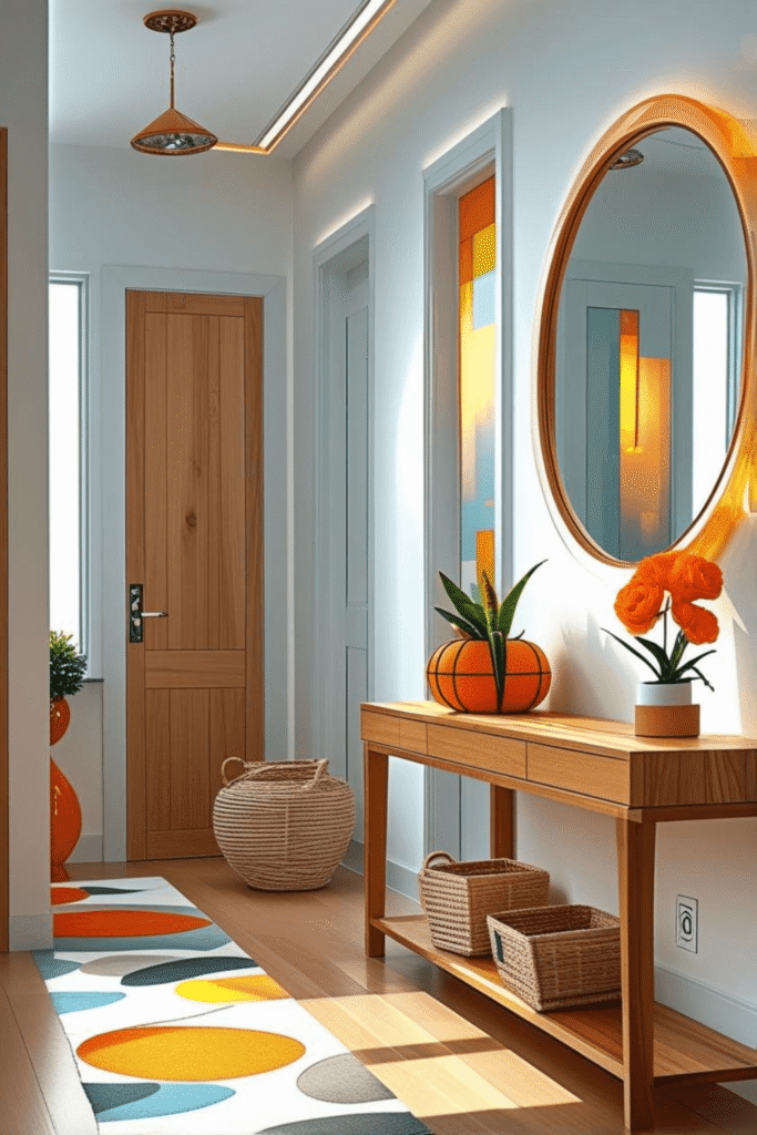 bright and cozy hallway decor ideas for home