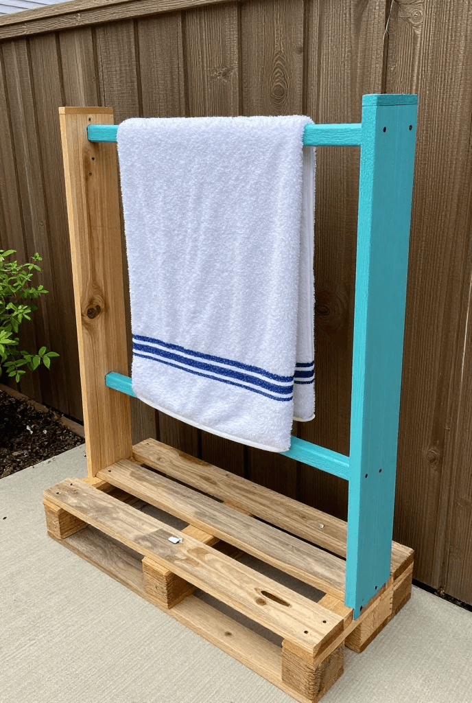Pool Towel Rack Ideas 