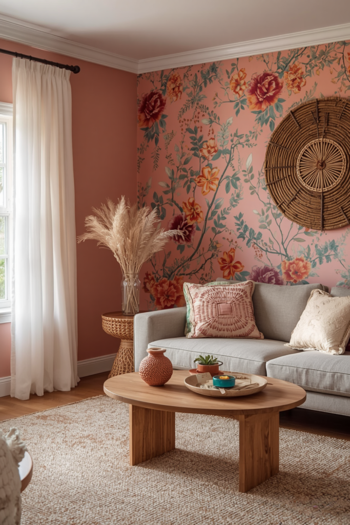 Colorful Living Room Decor By Mixing Cool And Warm Tones