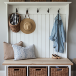 Cozy Basket Mudroom Shoe Storage