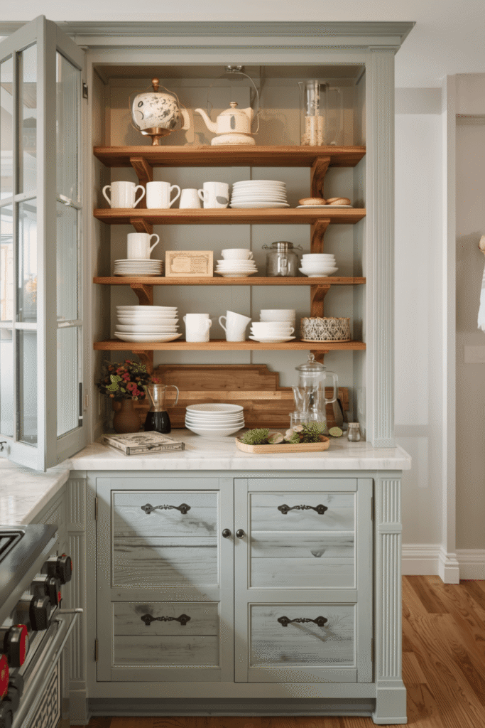 Farmhouse Coffee Bar Cabinet