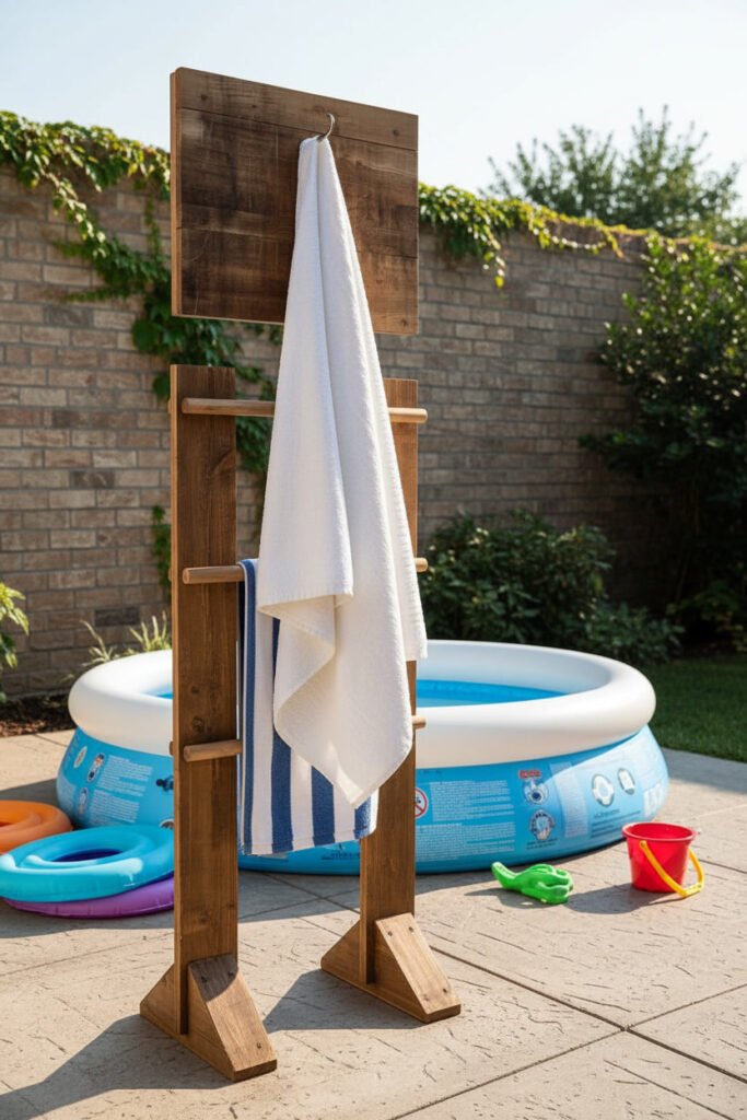 Pool Towel Rack Ideas 