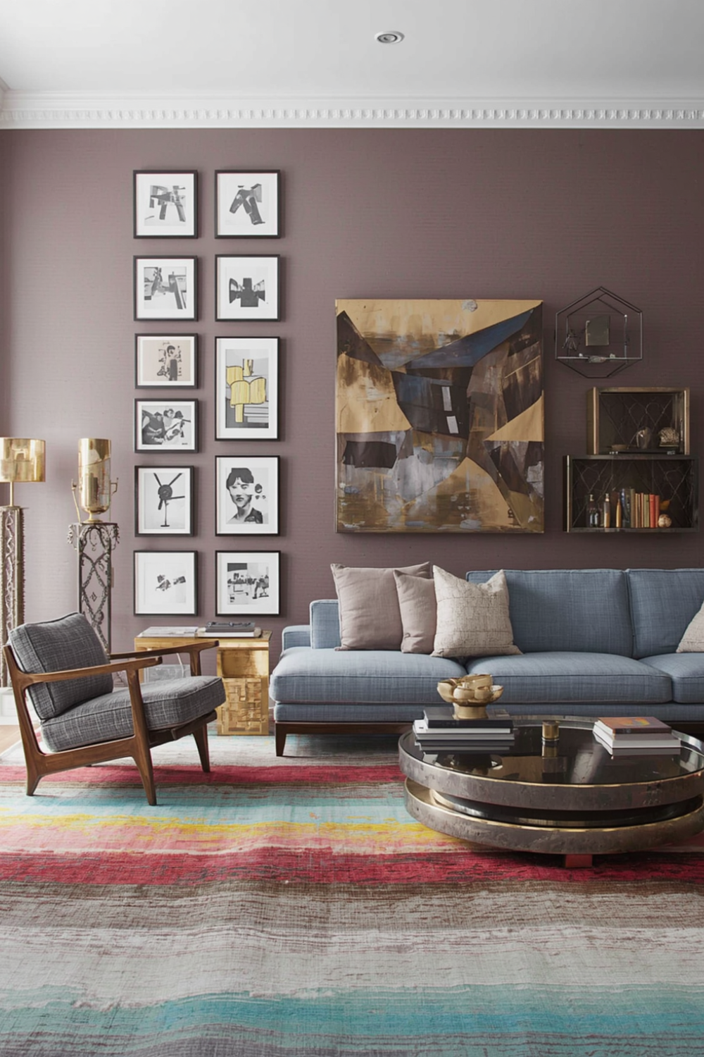 Horizontal Strip Rug Ideas To Maximize Space