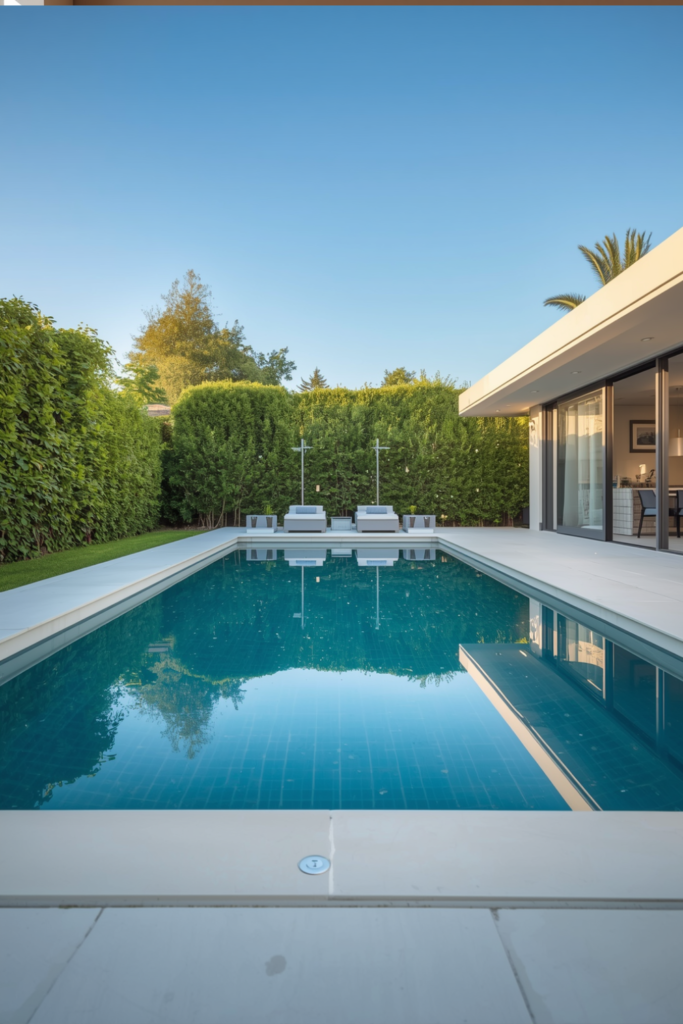Minimalist Backyard Pool Designs