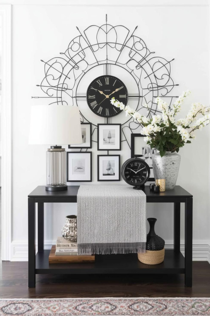 Entryway Table Decor Ideas 