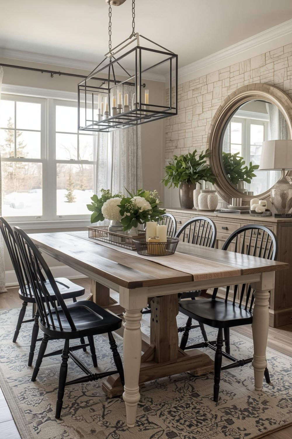 Modern Farmhouse Dining Rooms For Vintage-style Homes
