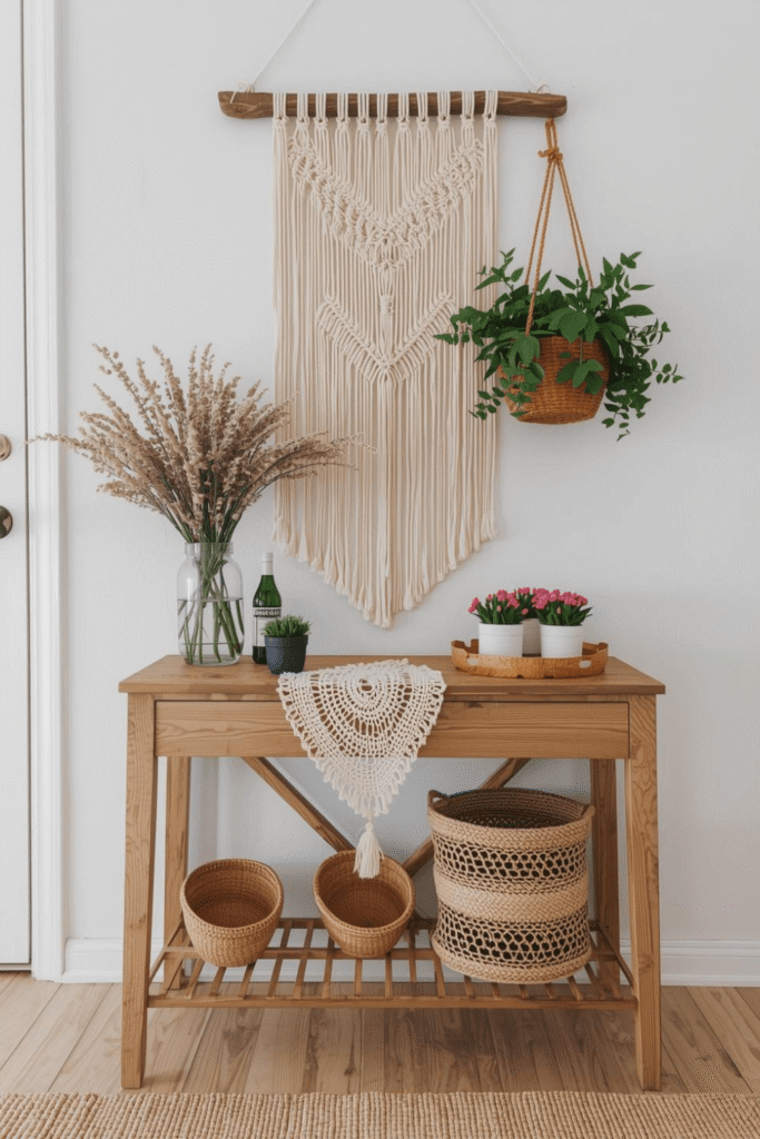 Entryway Table Decor Ideas 