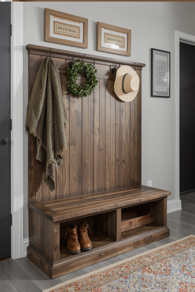 Mudroom Bench Shoe Storage 