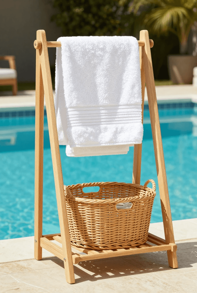 Simple Wooden Racks With Storage