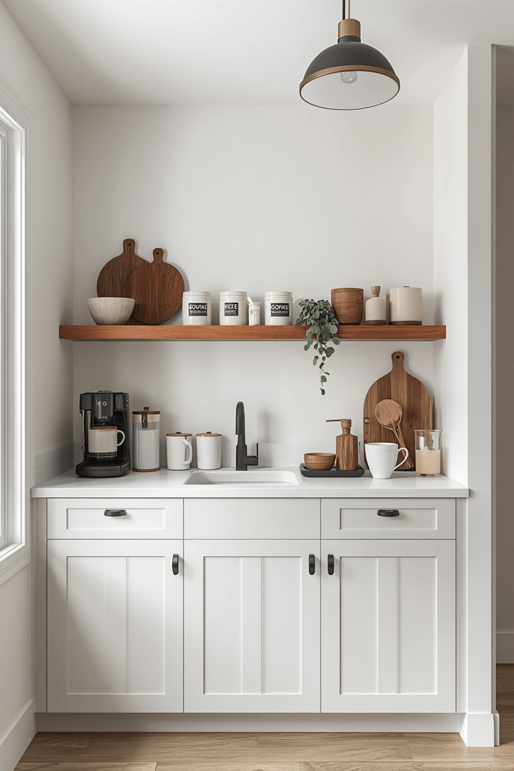 Use Natural Coffee Bar Decor