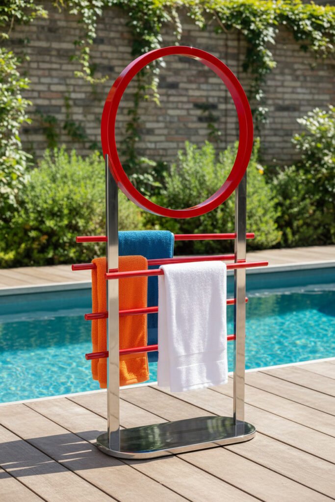 Pool Towel Rack Ideas 