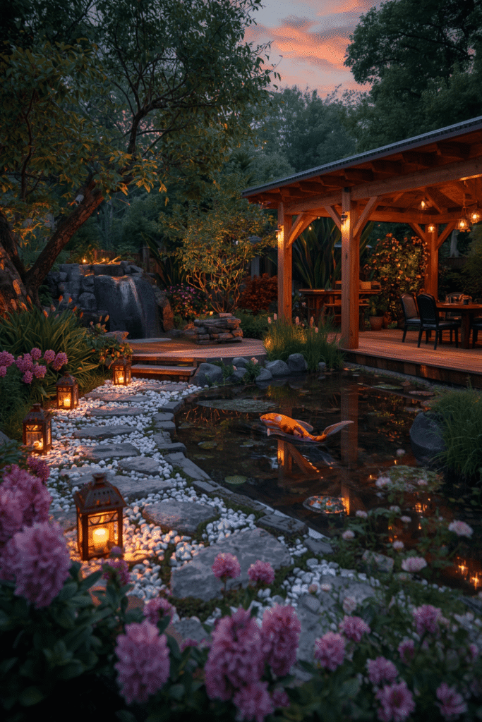 A Winding Gravel Path Through Cottage-Style Planting