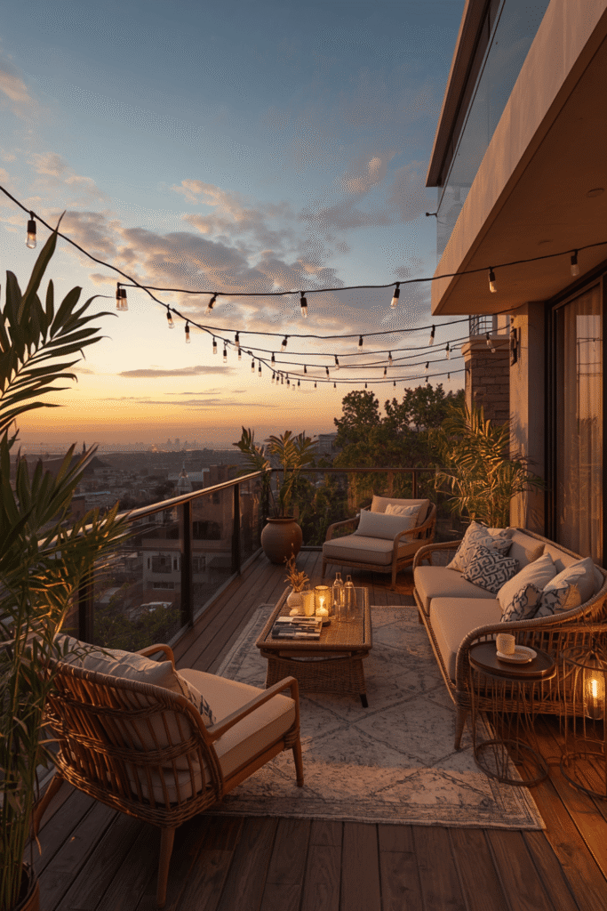 Balcony Lighting Ideas to Set the Mood
