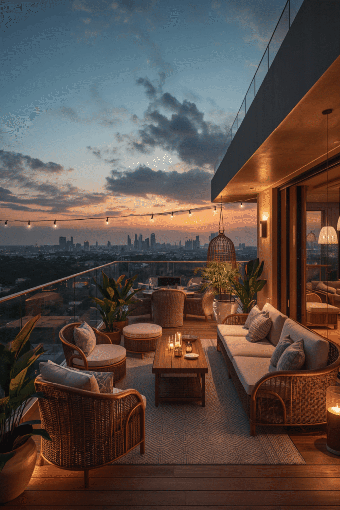 Modern Balcony Design With Clean Lines and Minimal Clutter