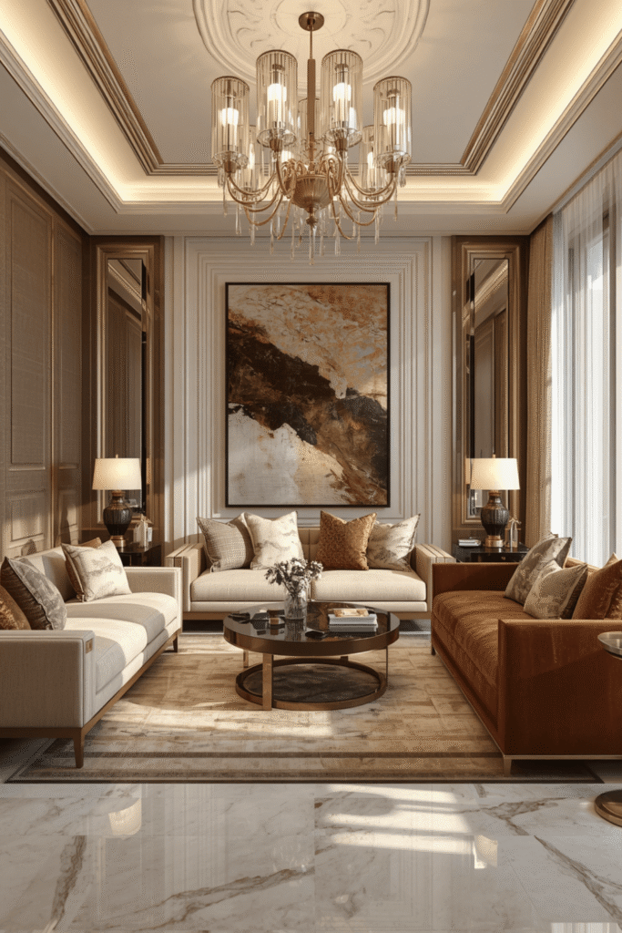 Recessed lighting paired with a dimmer