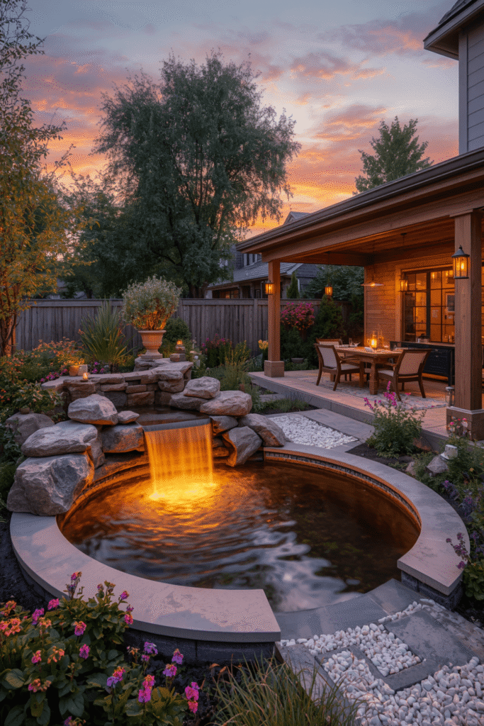 The Self-Contained Millstone Fountain