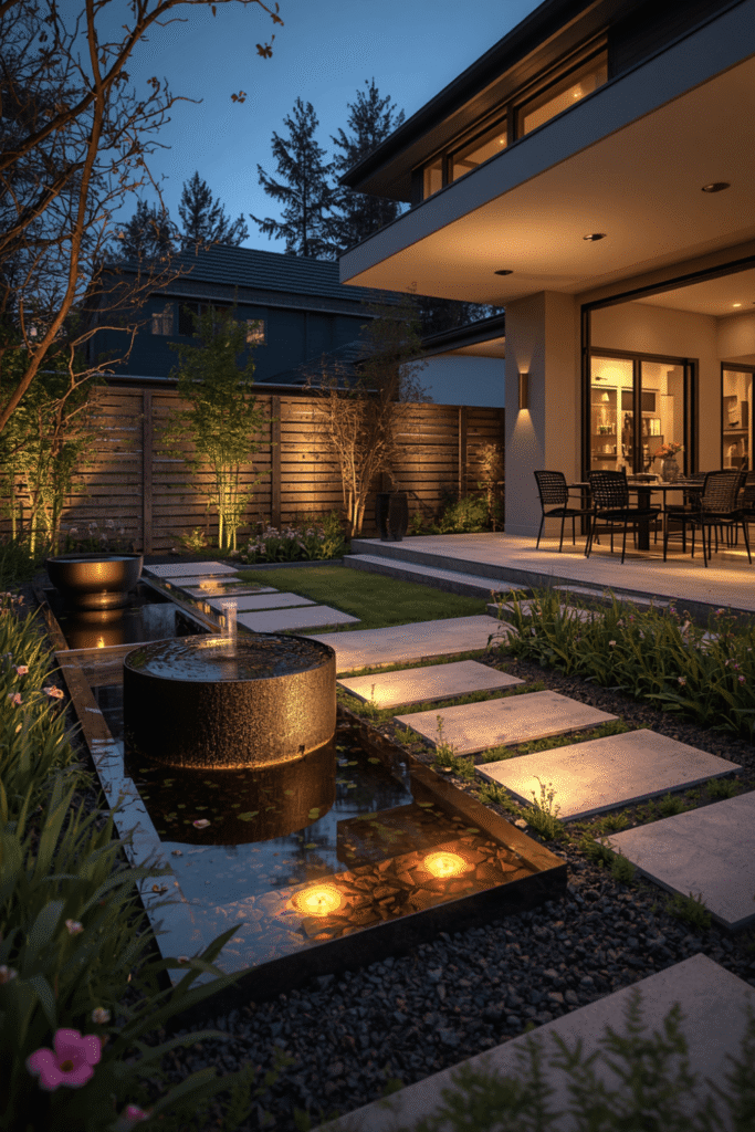 Uplighting Statement Plants and Trees