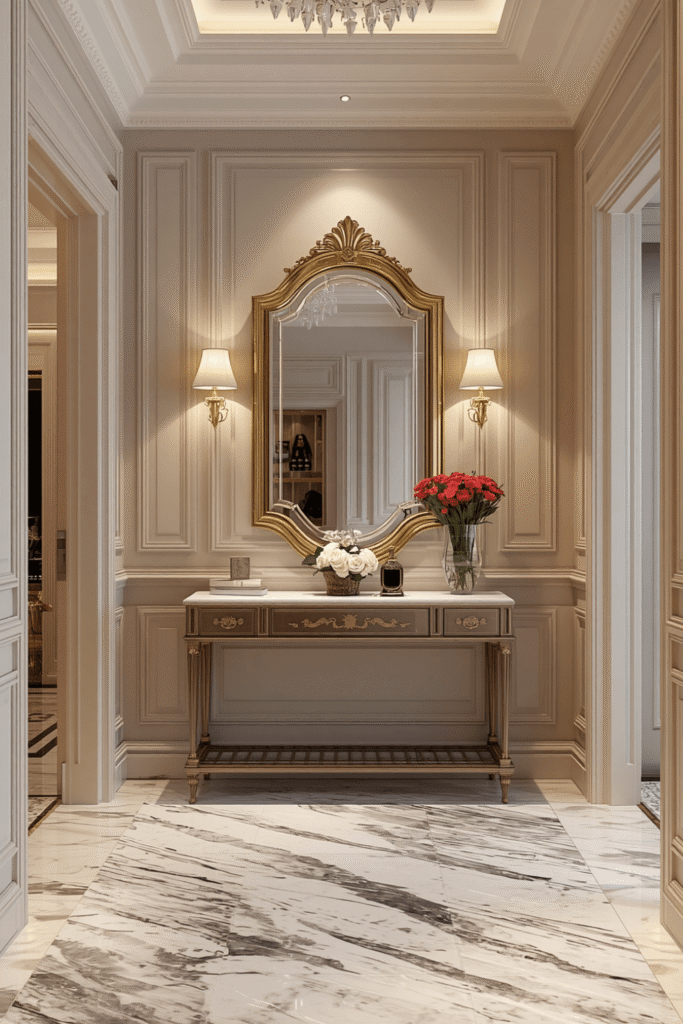 Use Vertical Space with Tall Decor Pieces
