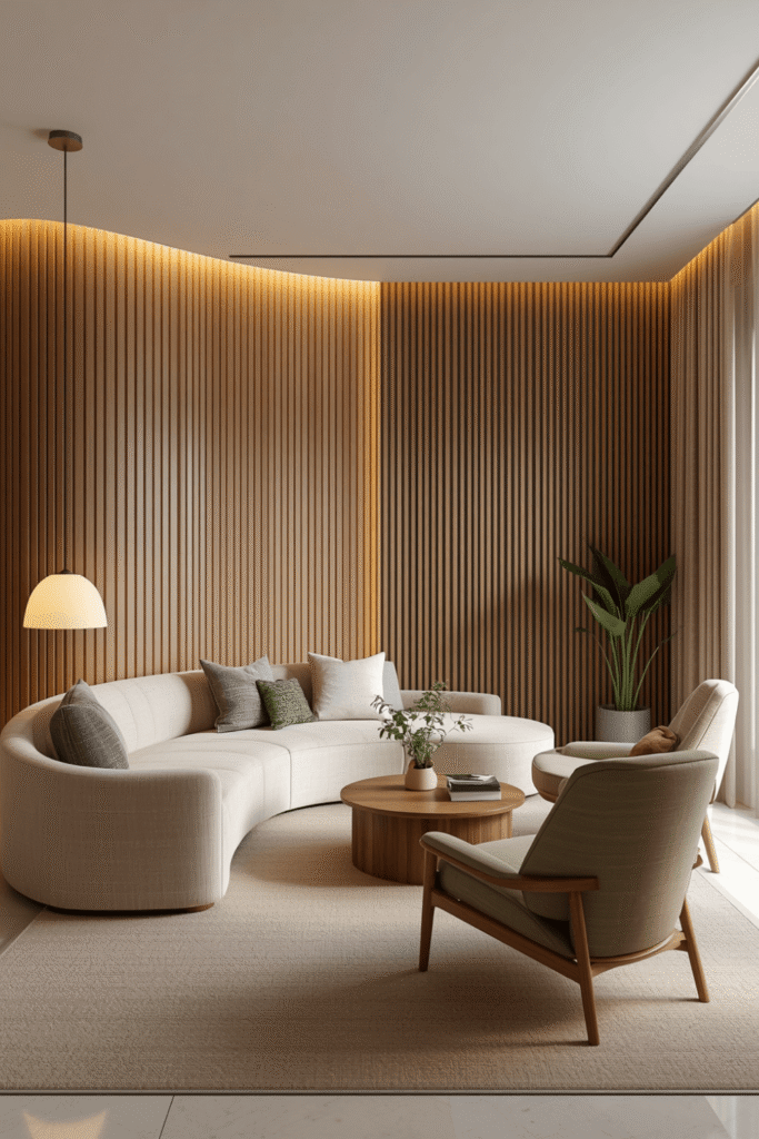 3. Layer in woven and natural textures