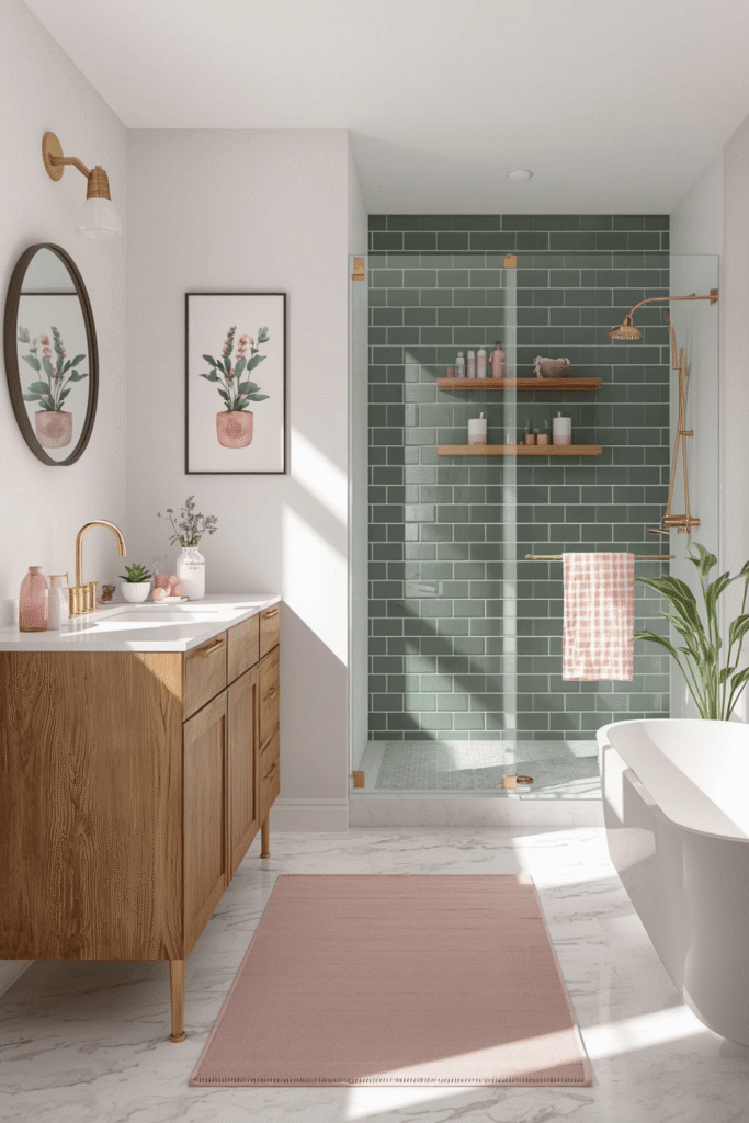 4. Balance bold color with a neutral base