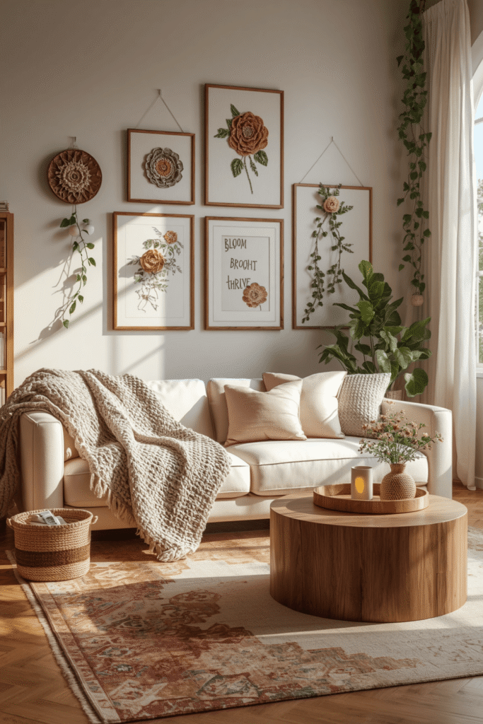 4. Choose furniture with visible legs to keep the floor feeling open