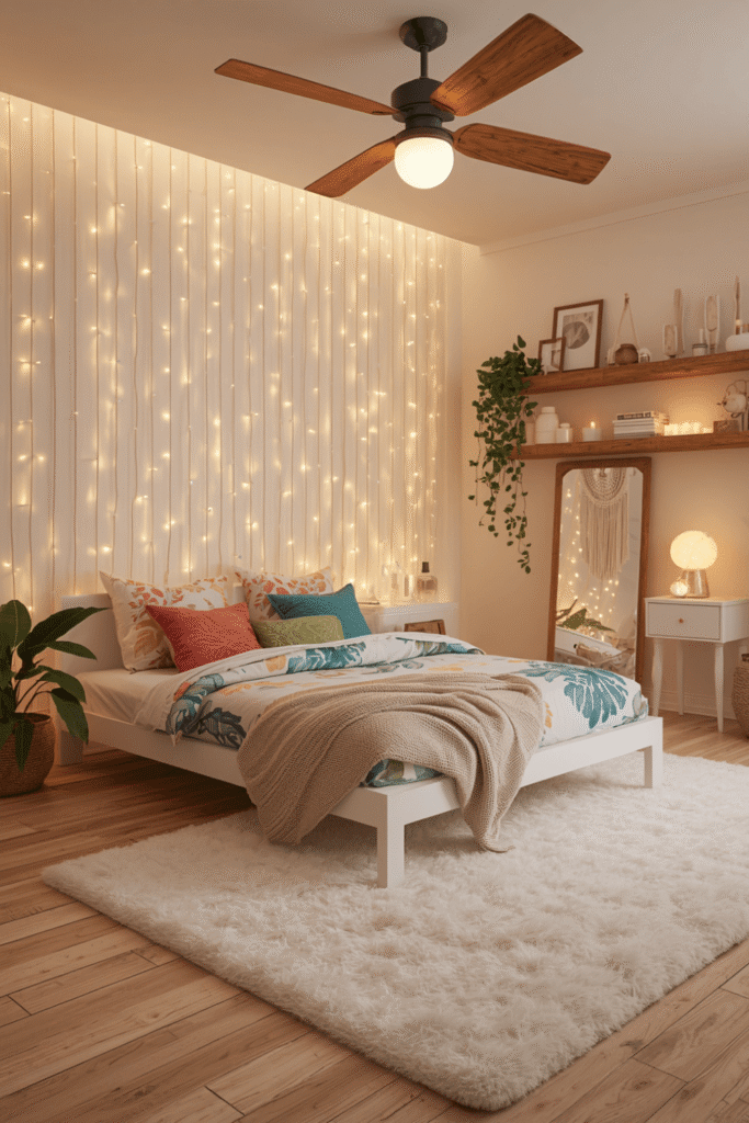 4. Consider battery-operated or USB-powered lights for flexibility