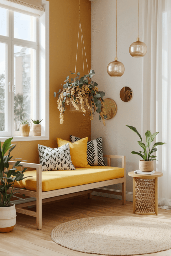 4. Consider using yellow as an accent instead of an entire room
