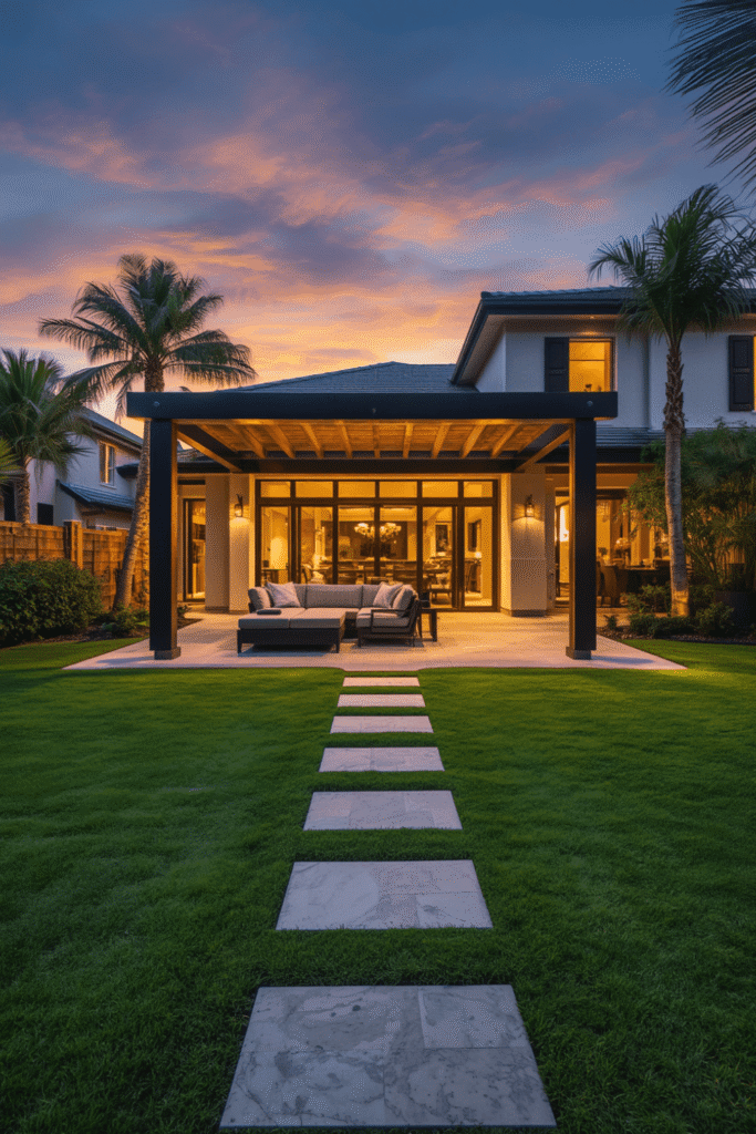 A feature wall or garden screen for privacy and structure