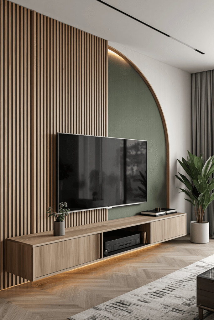 Backlit Slat Wall Glow