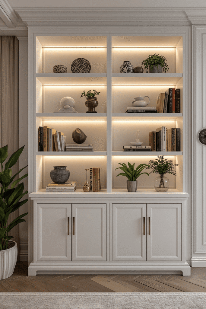 Corner Built In Shelving Units