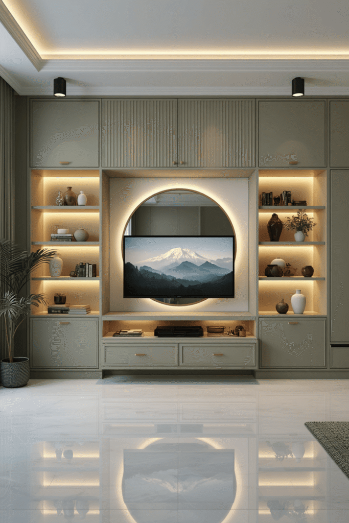 Curved Edge Wardrobe Design