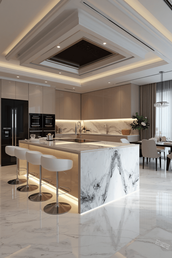 Curved Kitchen Island Edge