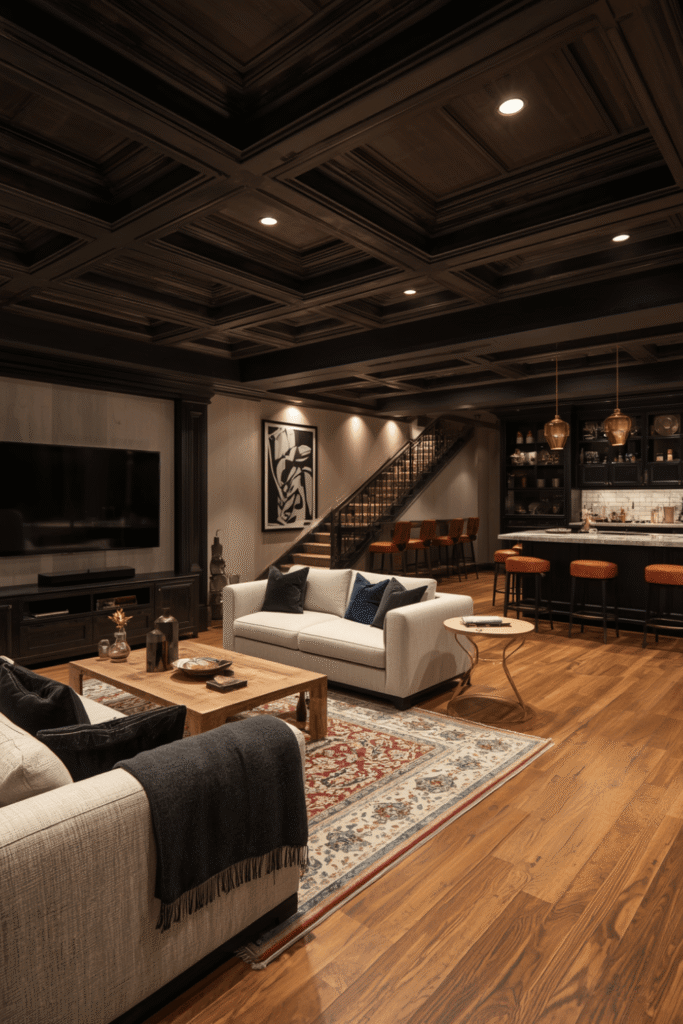 1. Finished Basement Ideas