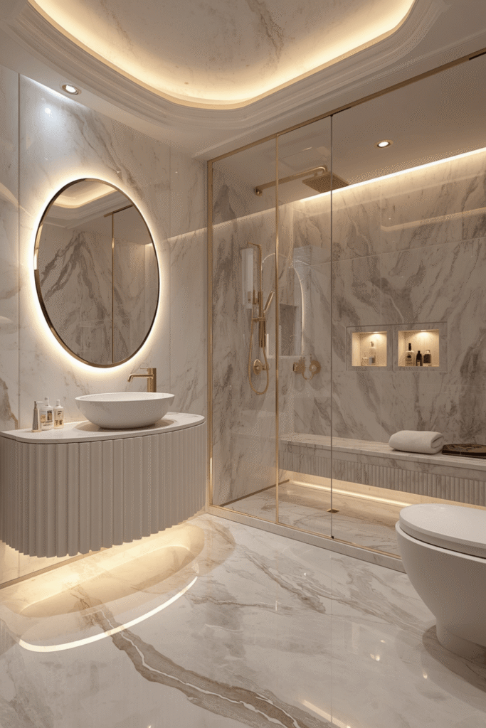 1. Modern Farmhouse Bathroom
