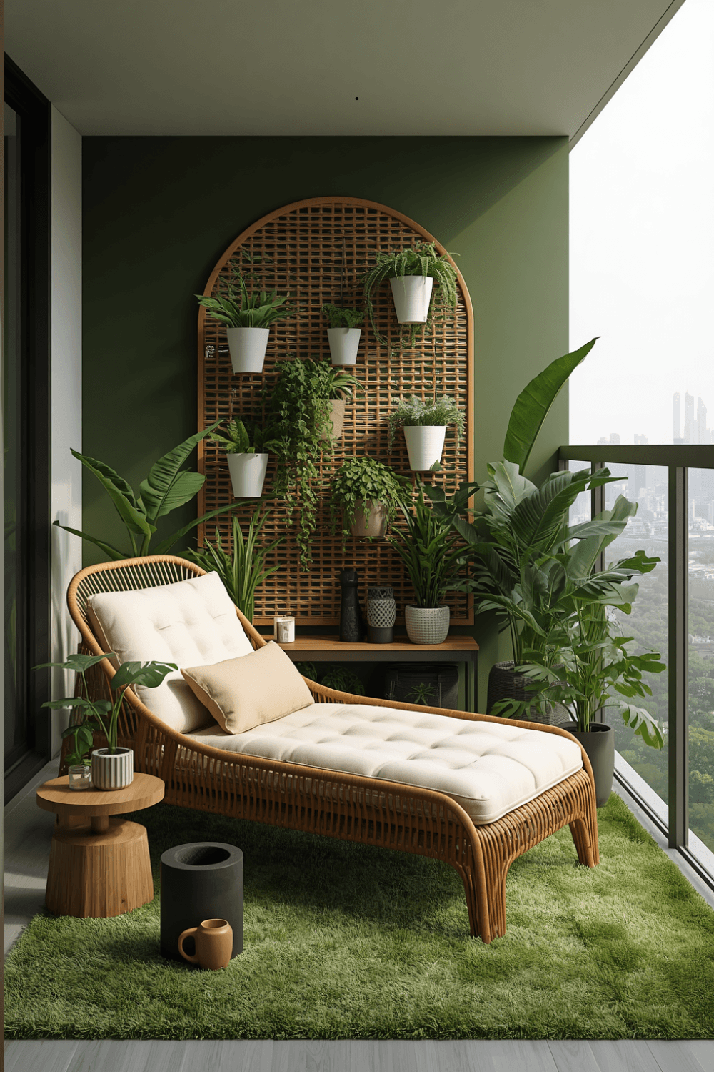 1. Plan your seating spot before adding any plants