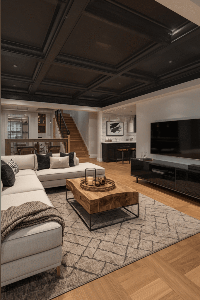 4. Basement Design Ideas That Solve for Low Light