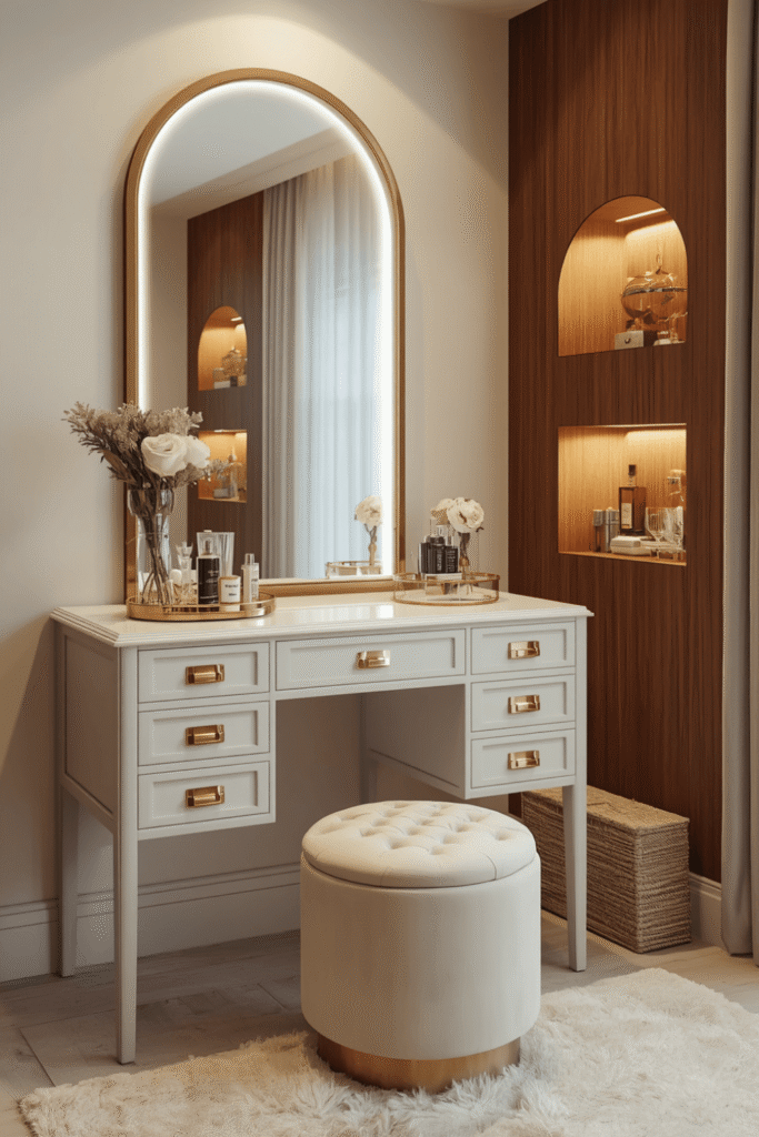 4. Bedroom Makeup Vanity Placement