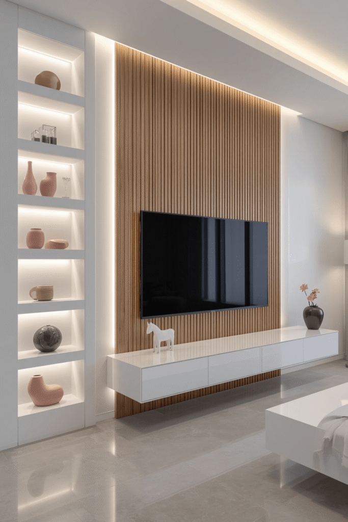 4. Built In TV Wall Ideas