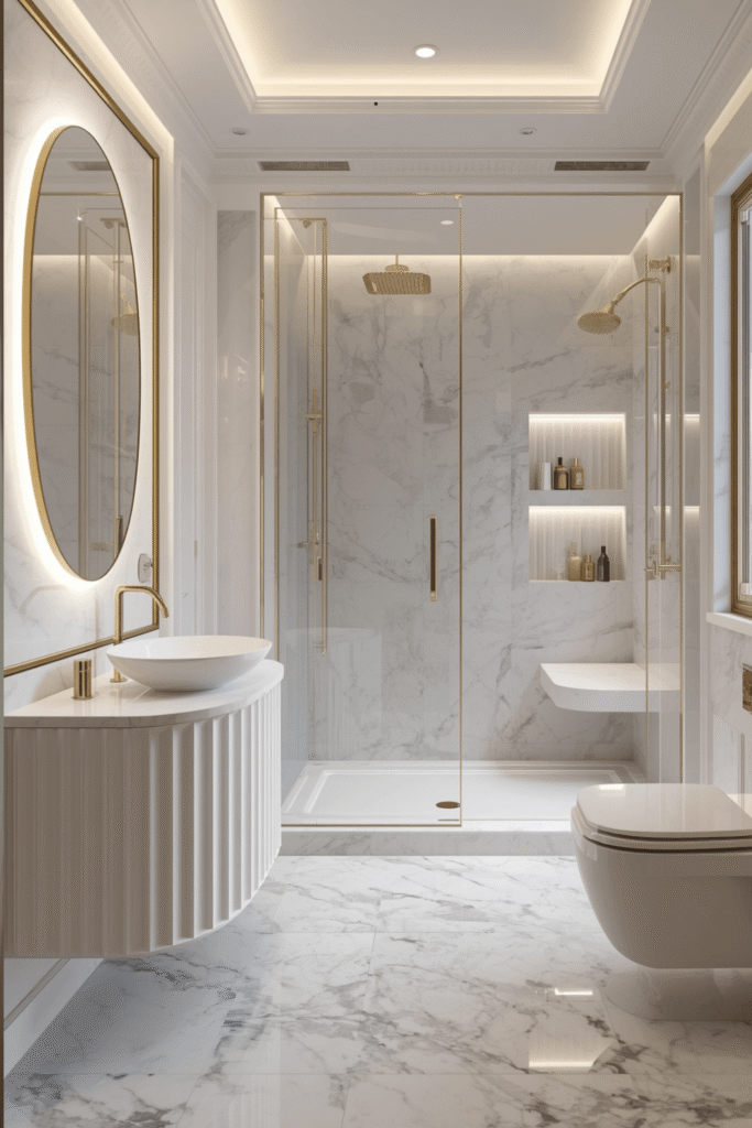 4. Mid Century Modern Bathroom