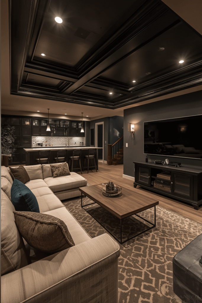 6. Basement Room Ideas for Multi-Use Spaces